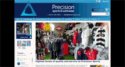Desktop Screenshot of precisionsports.co.uk